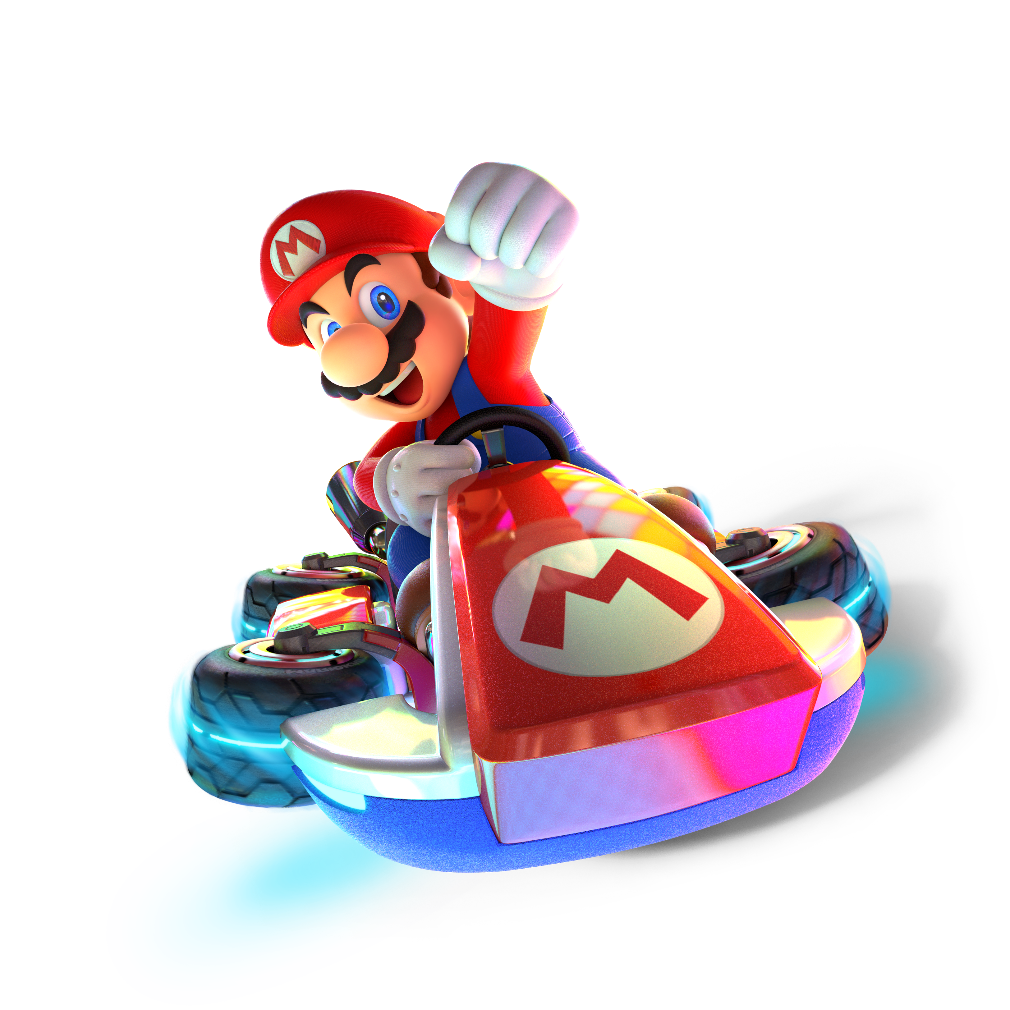 Toy Kart Mario Figurine Deluxe Super Transparent PNG Image