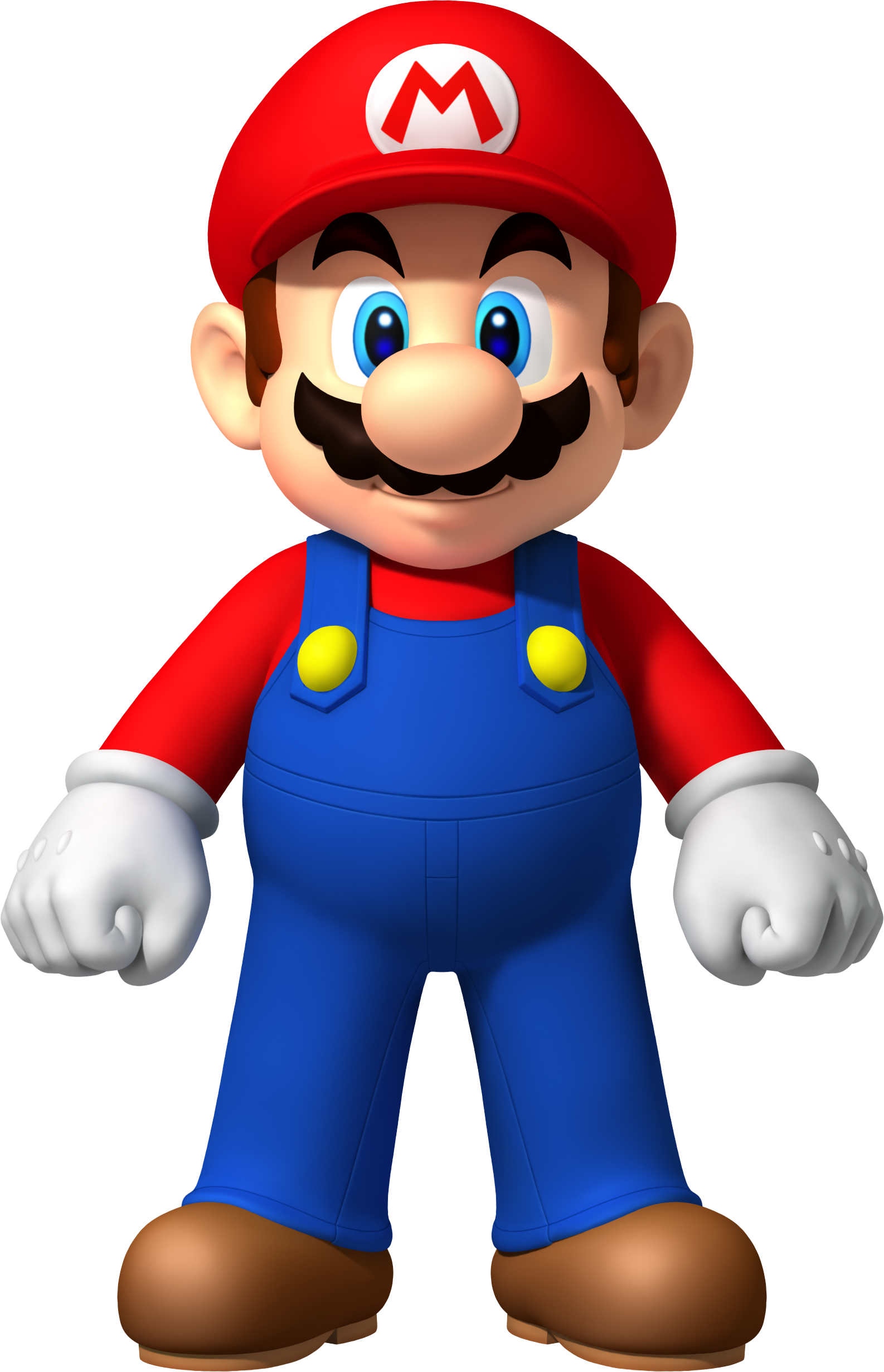 Standing Mario Super Bros Boy Transparent PNG Image
