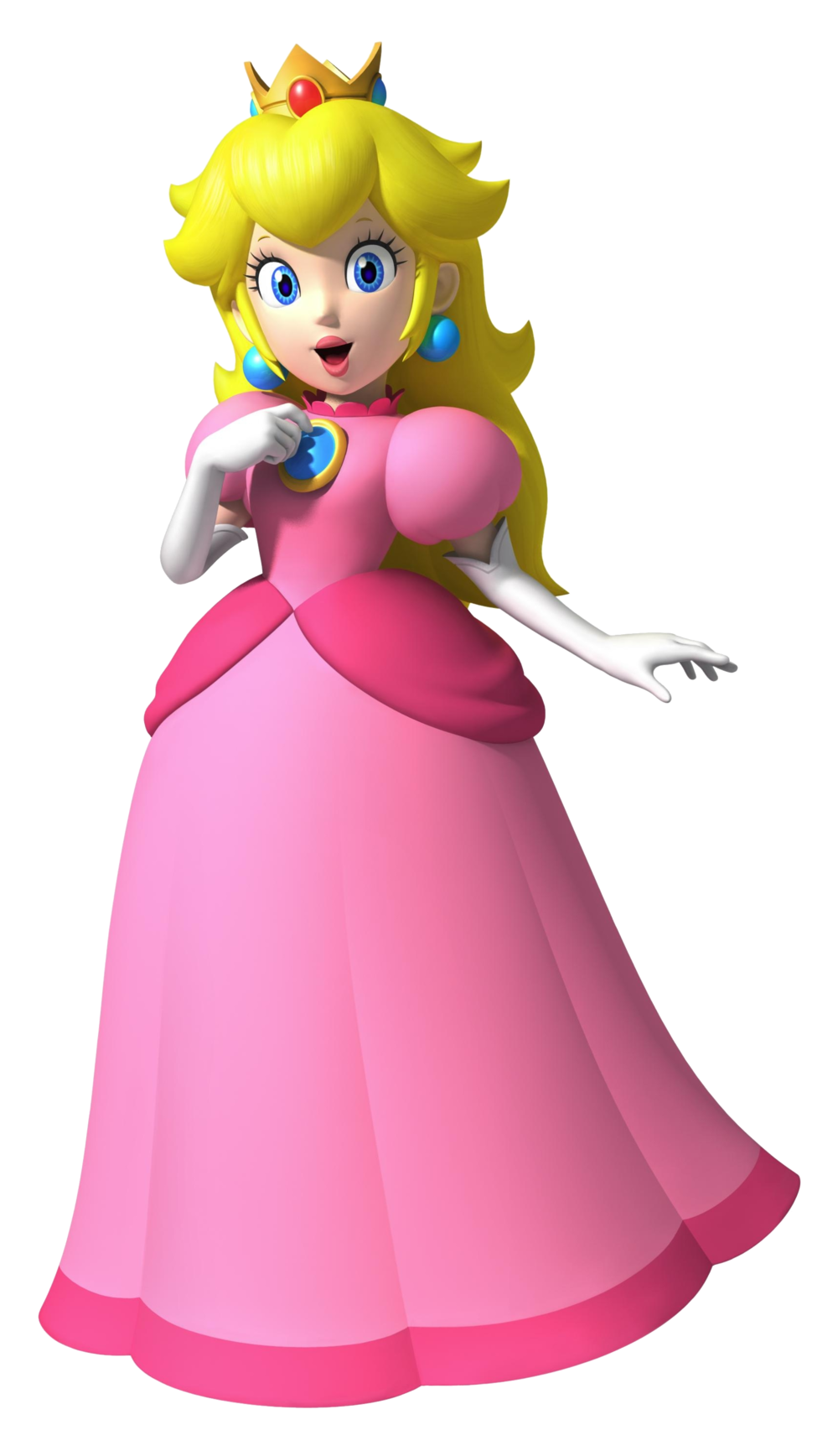 Pink Mario Toy Super Bros Transparent PNG Image
