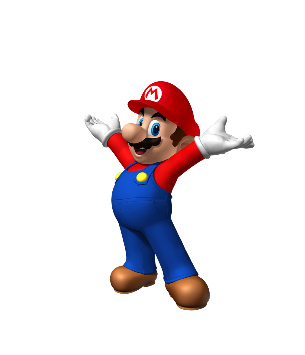Mario Art Super Illustration Bros Transparent PNG Image
