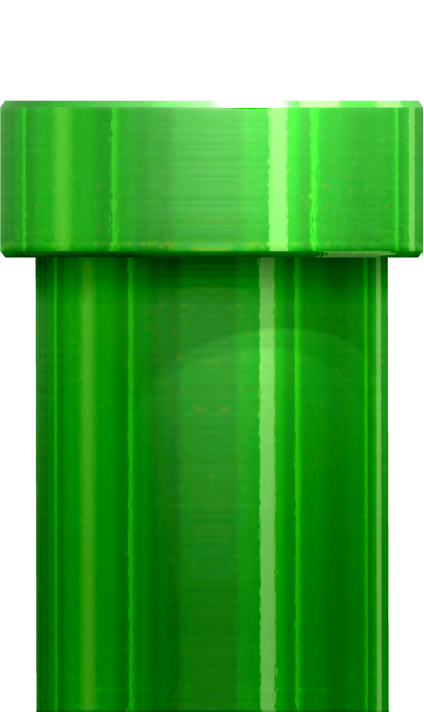 Mario Cylinder Super Green Bros Transparent PNG Image