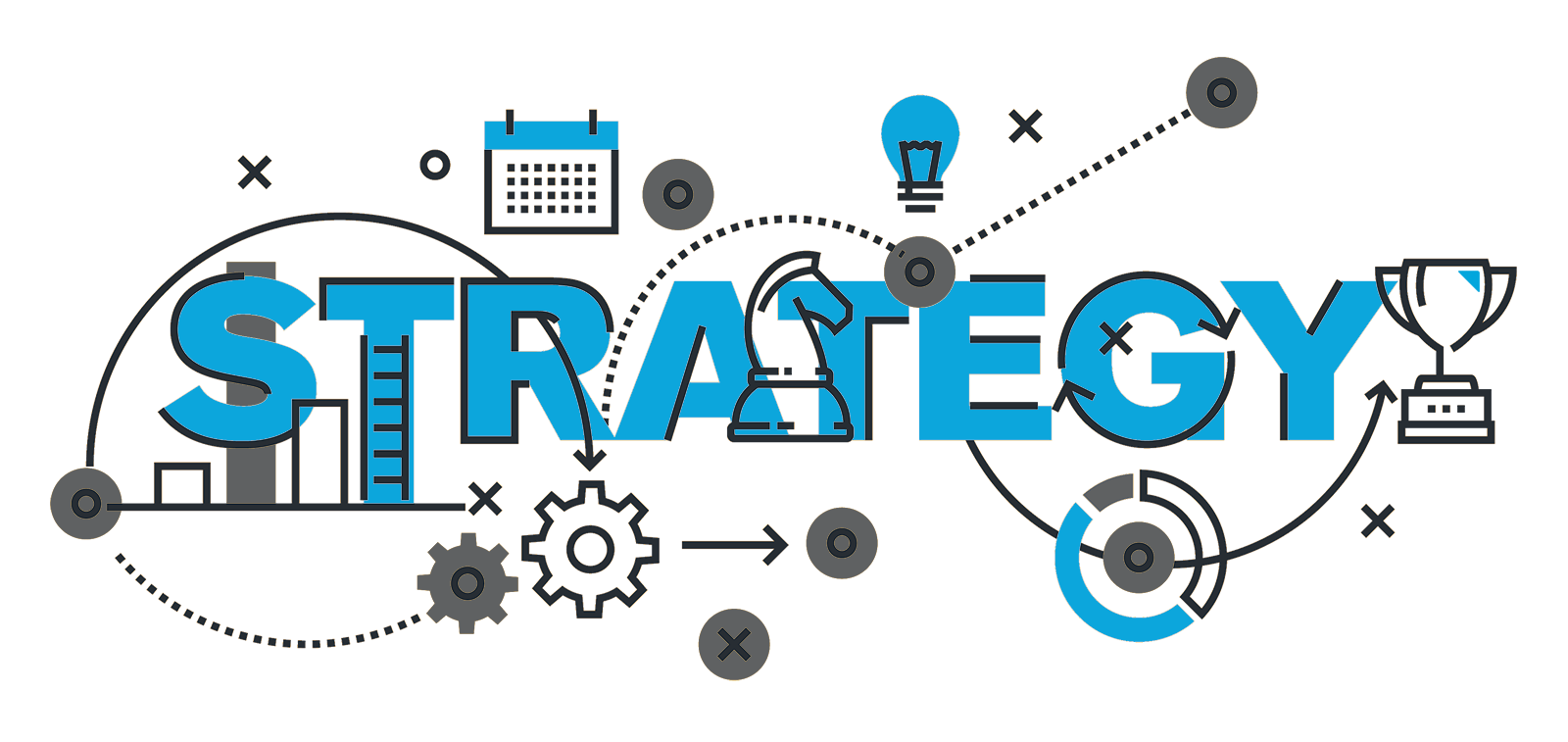 Marketing Strategy Business Digital Transparent PNG Image