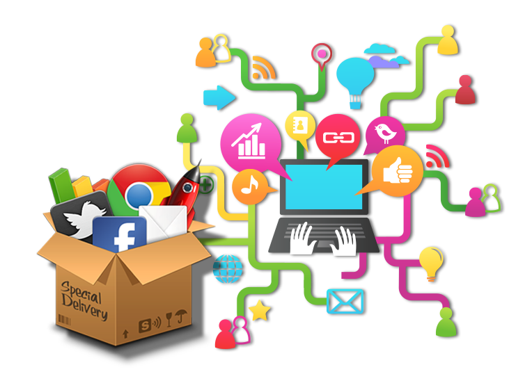 Media Marketing Social Digital Transparent PNG Image