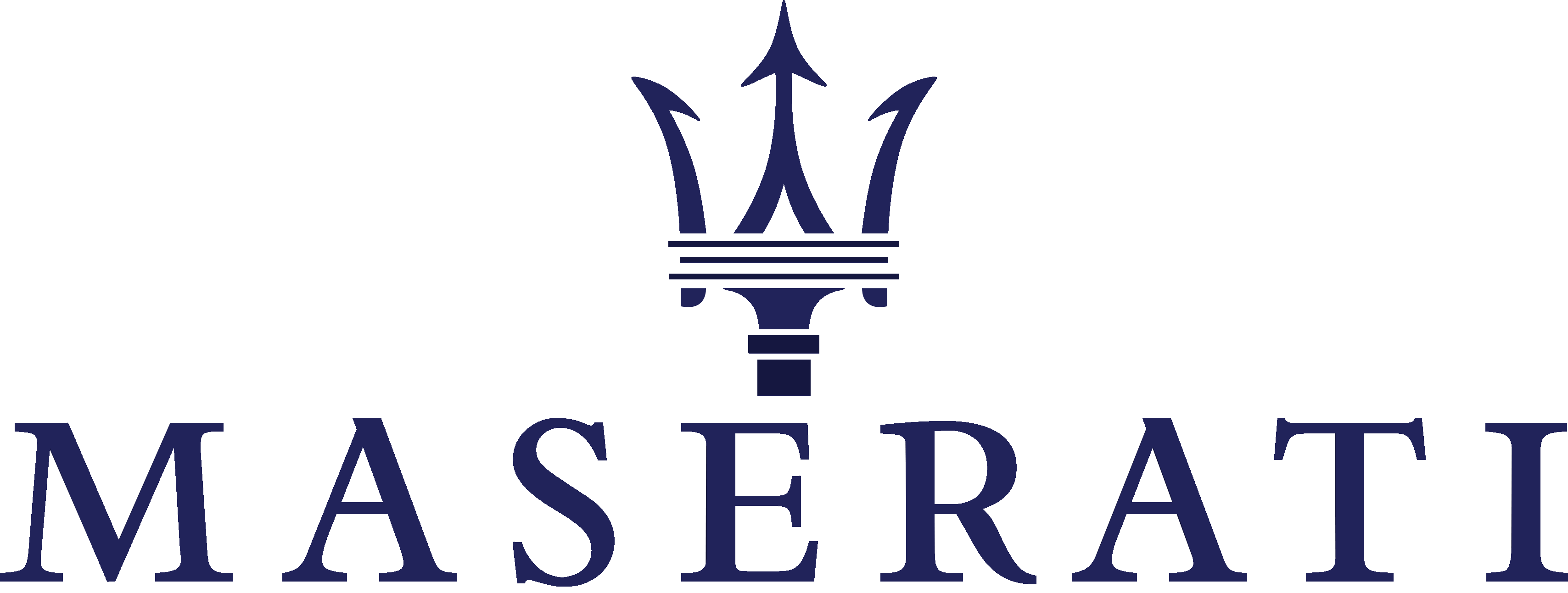 Logo Text Maserati Car Transparent PNG Image