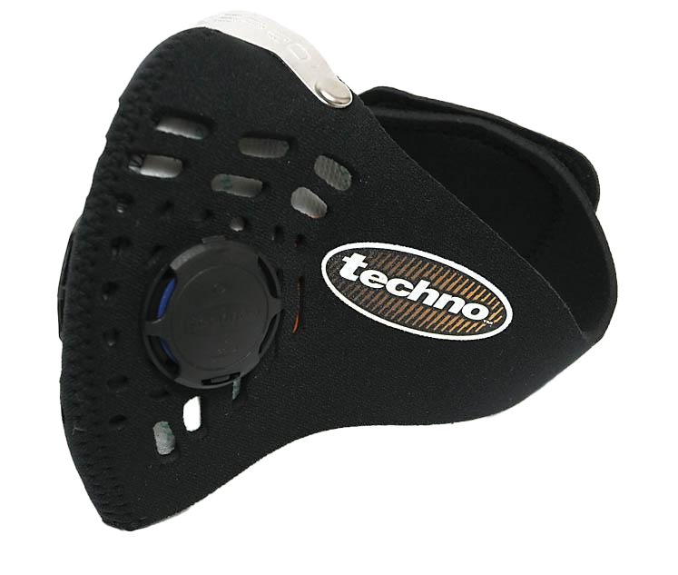 Respro Black Mask Face Transparent PNG Image