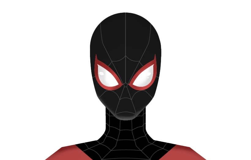 Spider-Man Mask The Into Spider-Verse Transparent PNG Image