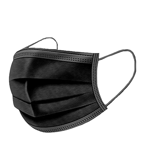 Mask Black Transparent PNG Image