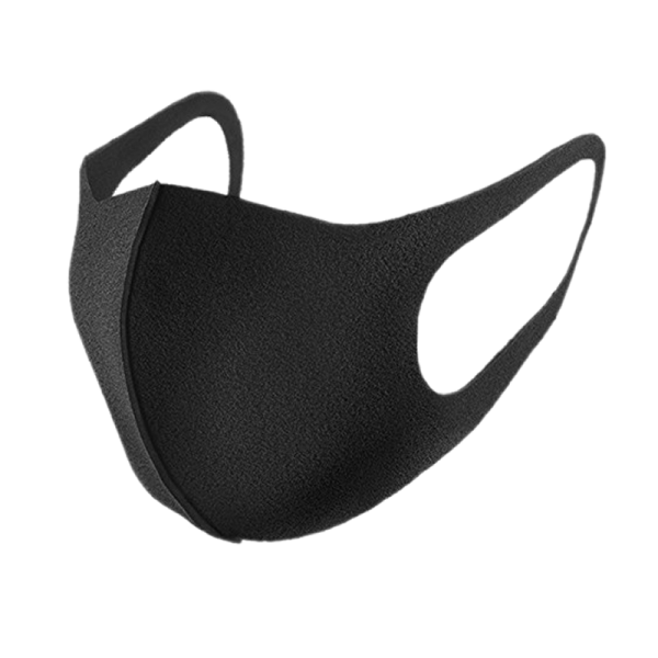 Mask Black Transparent PNG Image
