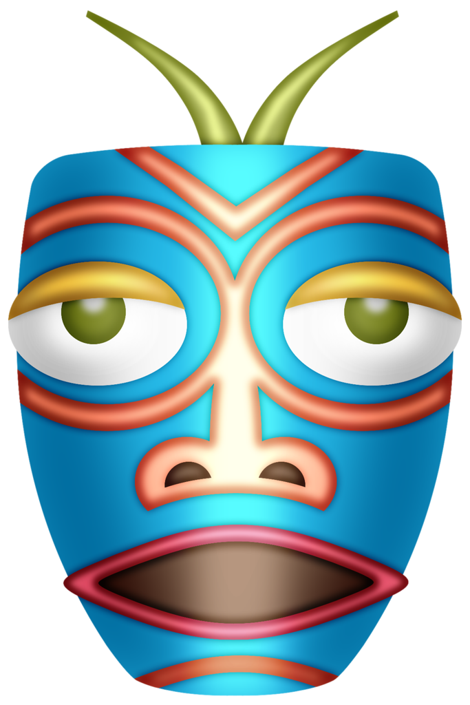 Mask Hawaiian Luau Transparent PNG Image