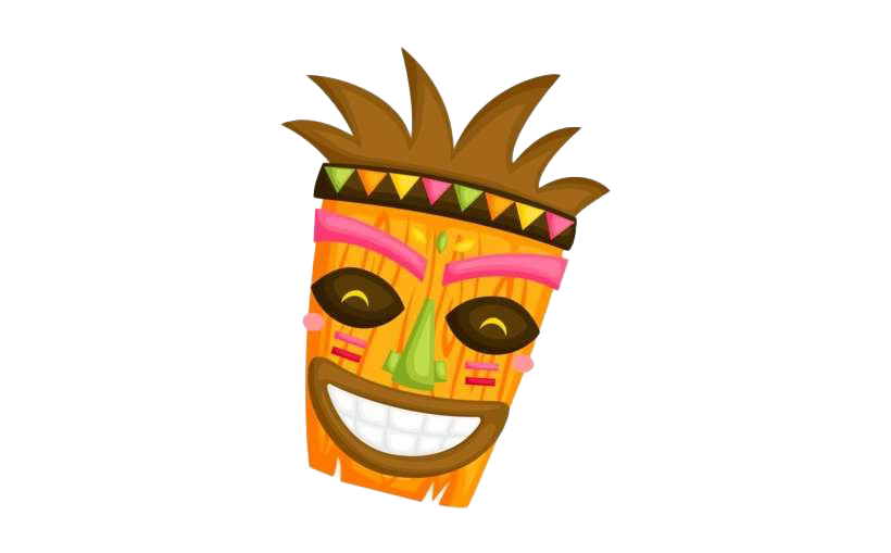 Mask Hawaiian Luau Transparent PNG Image