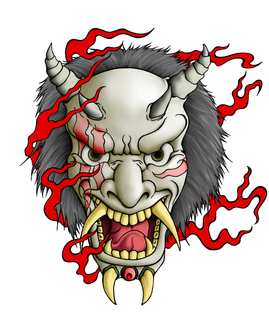 Oni Mask Transparent PNG Image