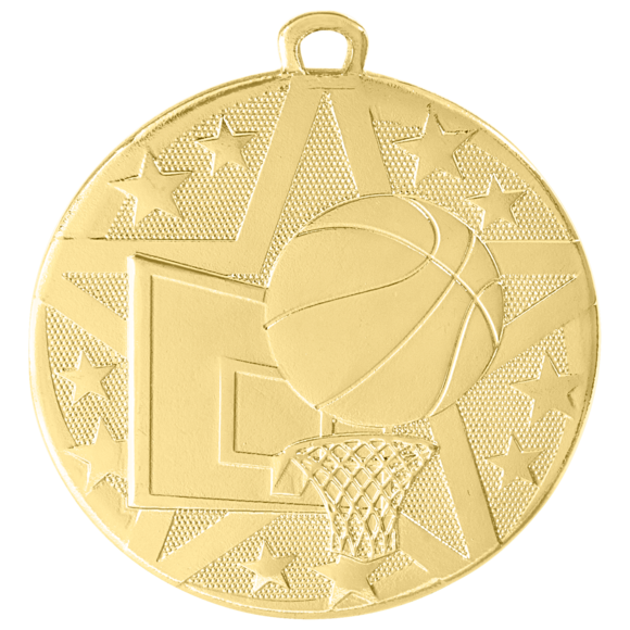 Basketball Medal Gold Transparent PNG Image