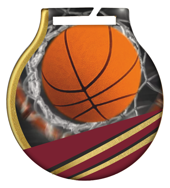 Basketball Medal Transparent PNG Image