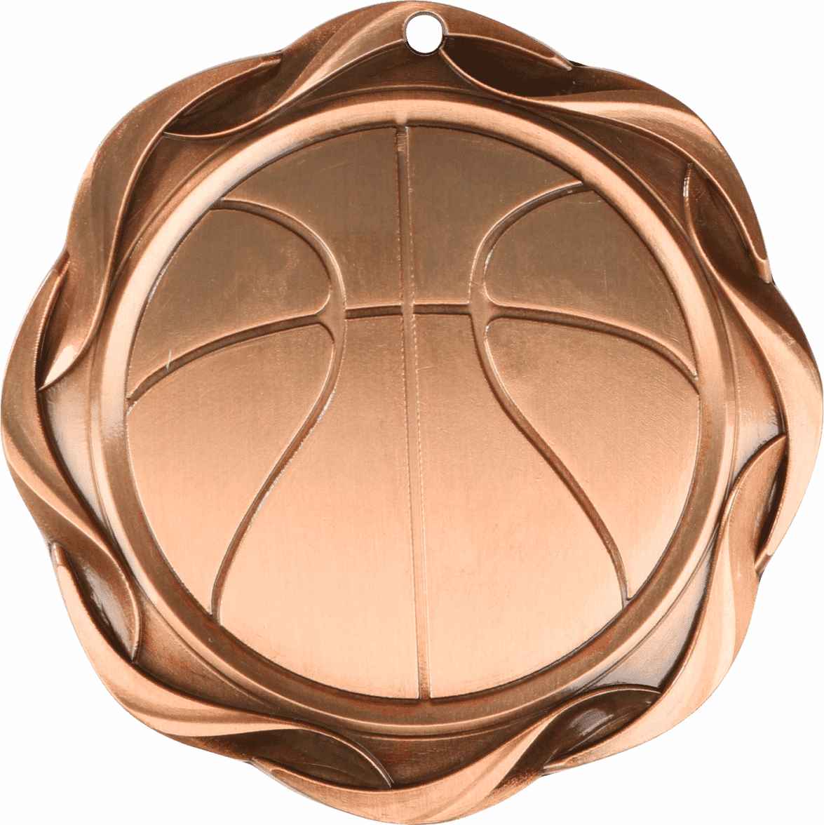 Basketball Medal Bronze Transparent PNG Image