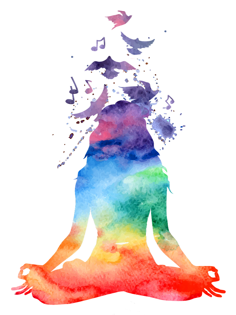 Chakra Watercolor Meditation Yoga Painting Transparent PNG Image