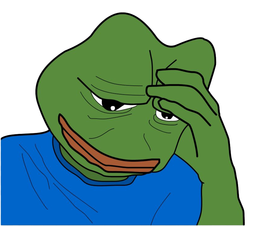 Meme Frog Transparent PNG Image