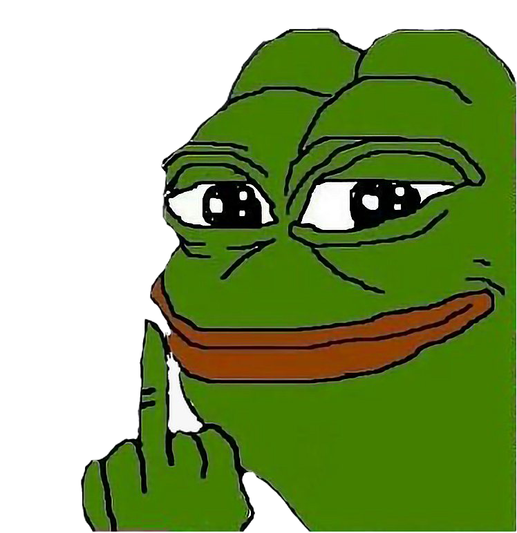 Meme Frog Transparent PNG Image