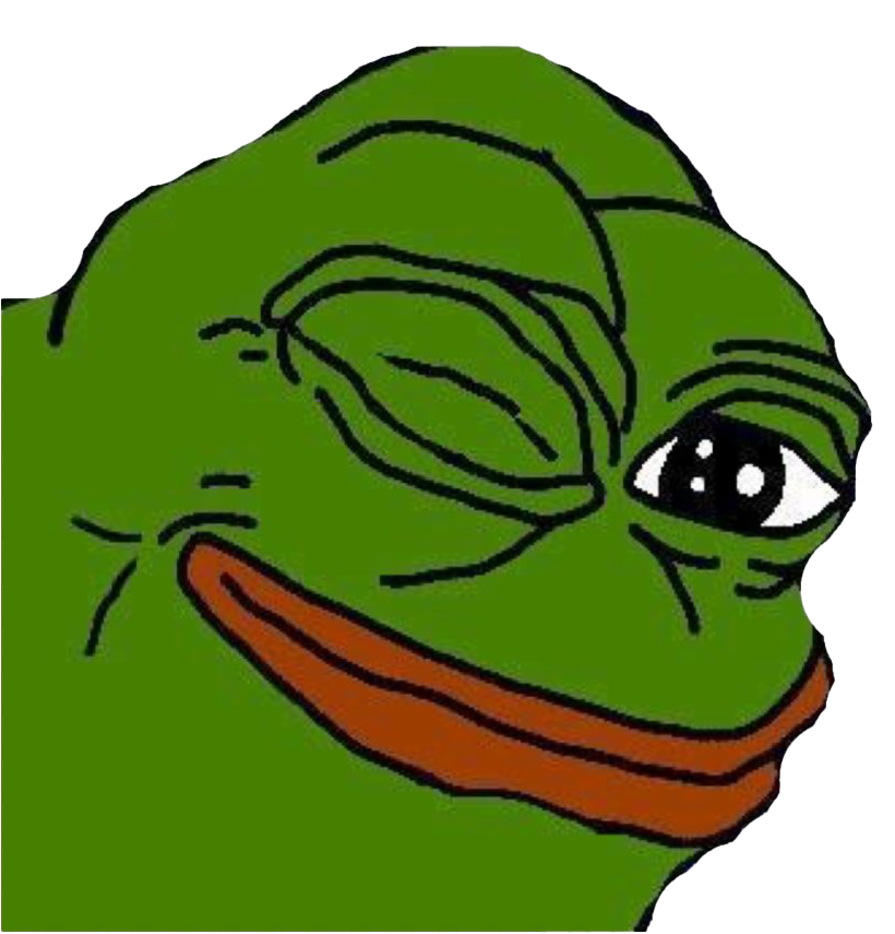 Meme Frog Transparent PNG Image