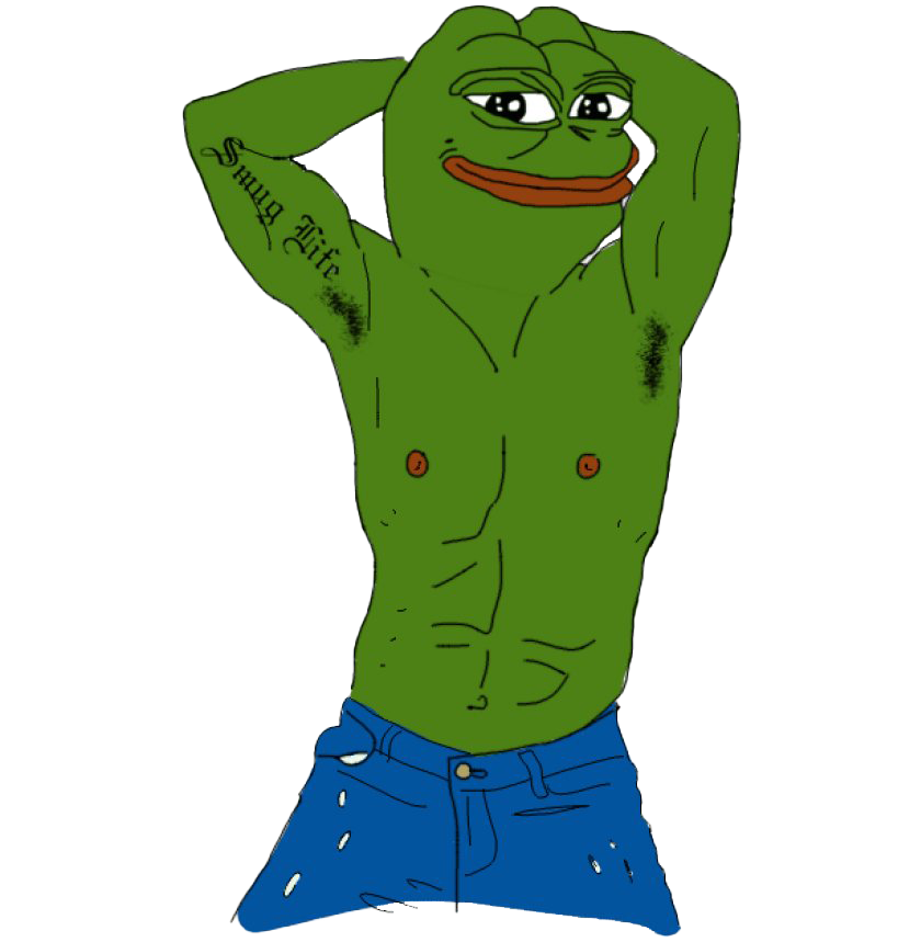 Meme Frog Transparent PNG Image