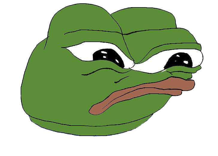 Meme Frog Transparent PNG Image