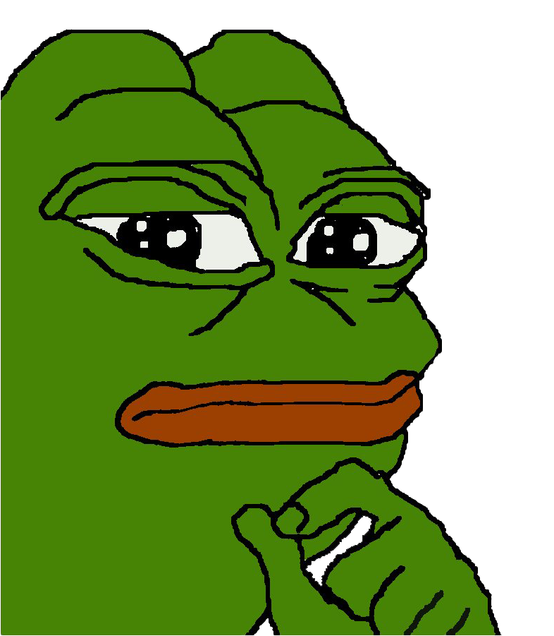 Meme Frog Transparent PNG Image