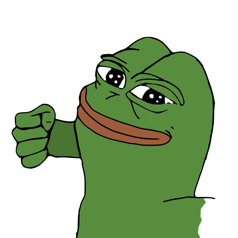 Meme Frog Transparent PNG Image