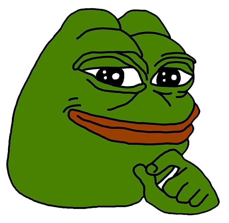 Meme Frog Transparent PNG Image