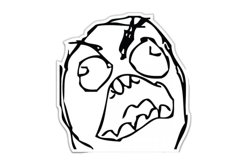 Meme Angry Face Transparent PNG Image