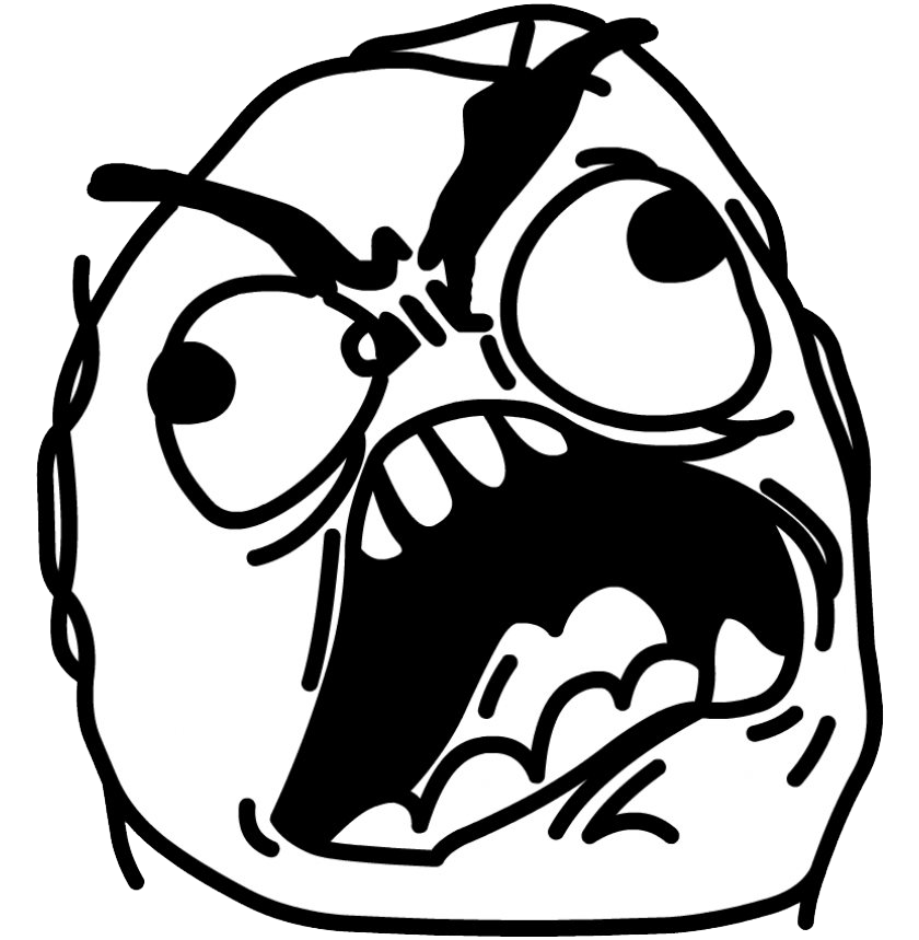 Meme Angry Face Transparent PNG Image
