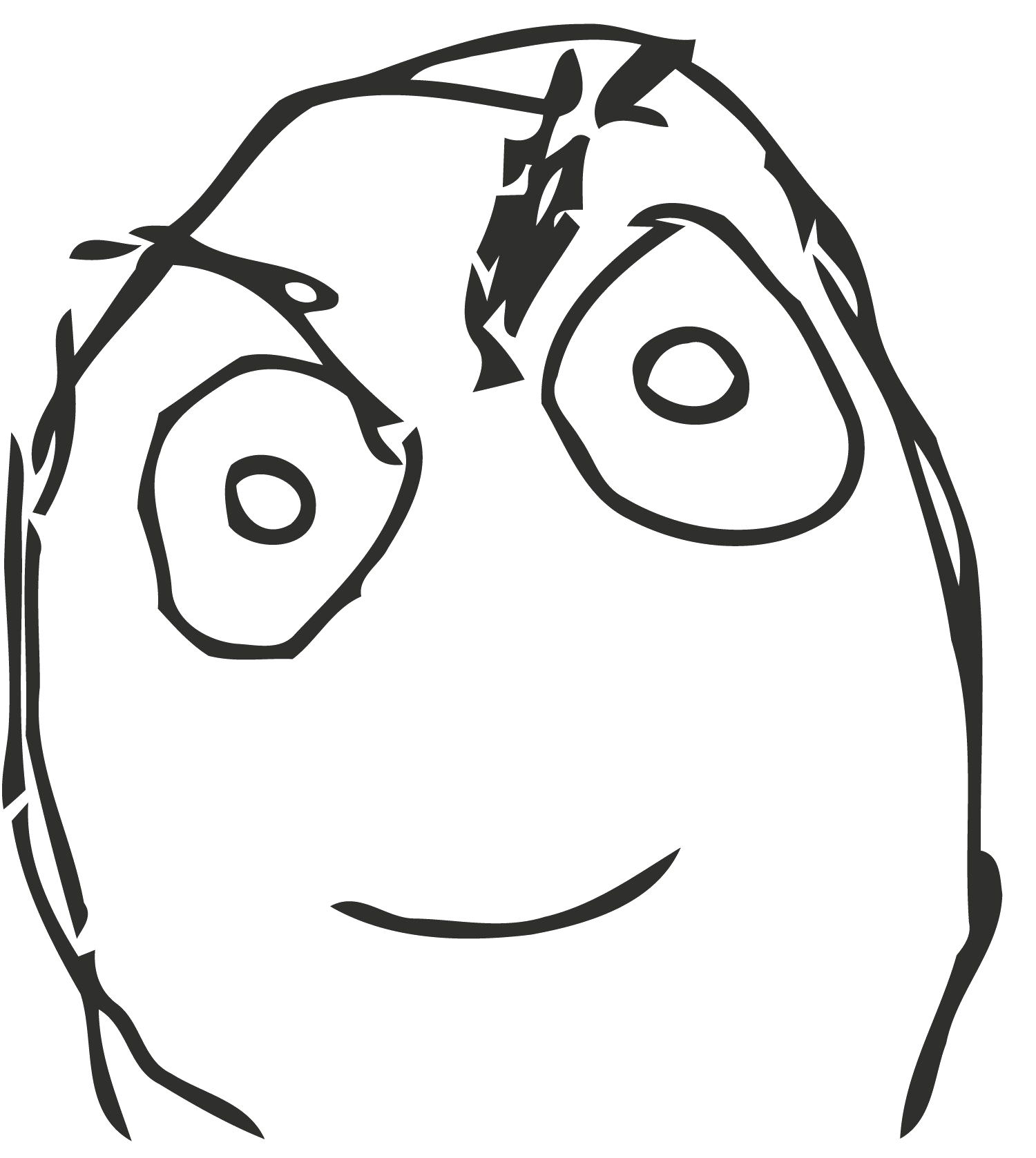 Meme Angry Face Transparent PNG Image