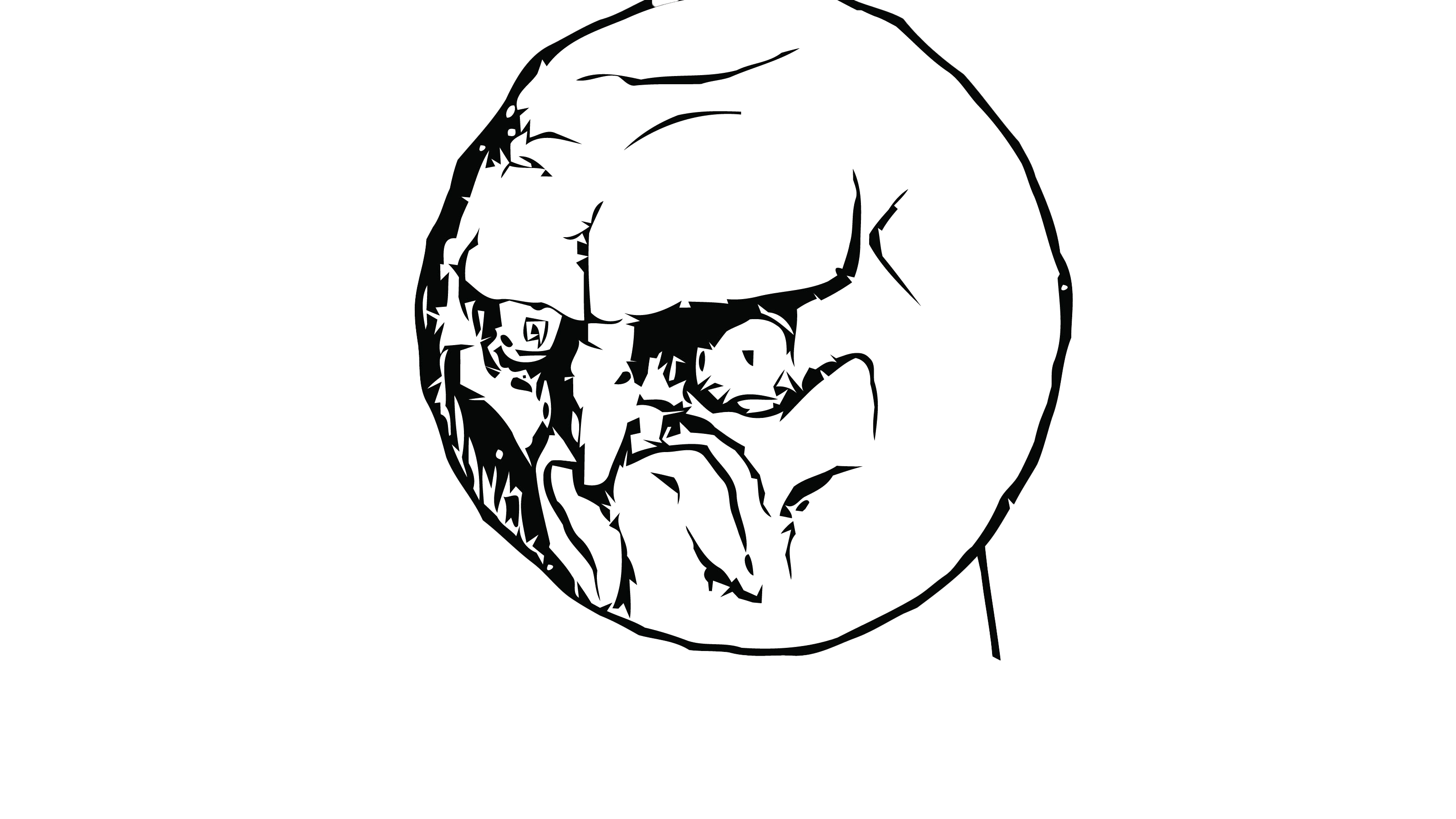 Meme Angry No Face Transparent PNG Image