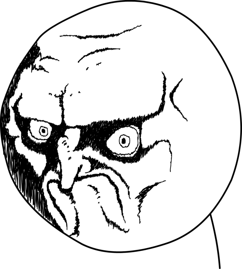 Meme Angry No Face Transparent PNG Image