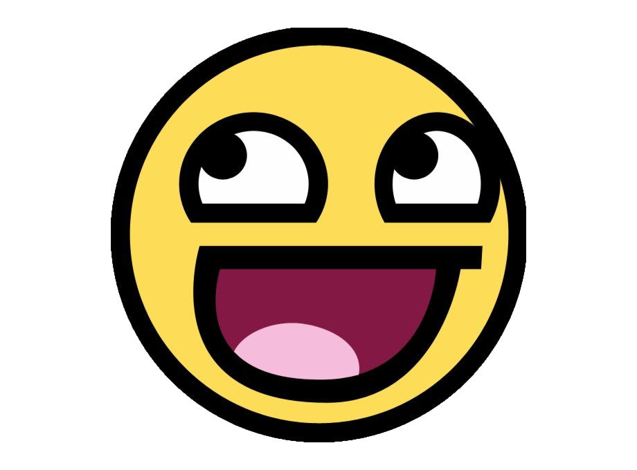 Meme Face Derp File Transparent PNG Image
