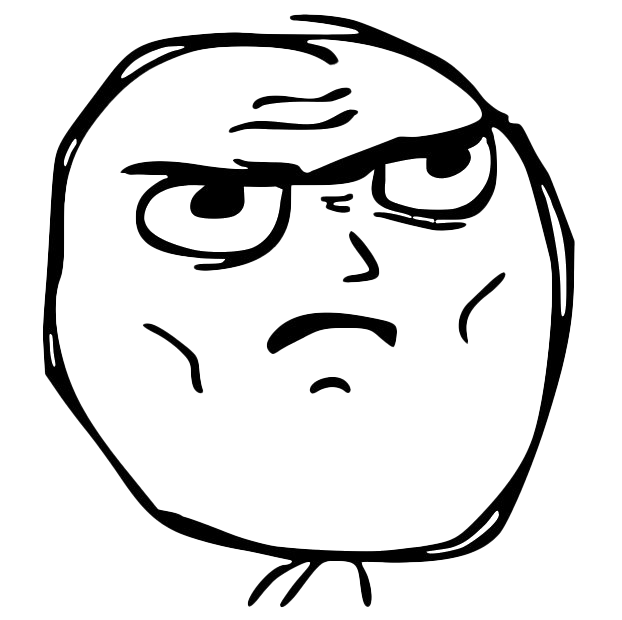 Meme Face Derp Transparent PNG Image