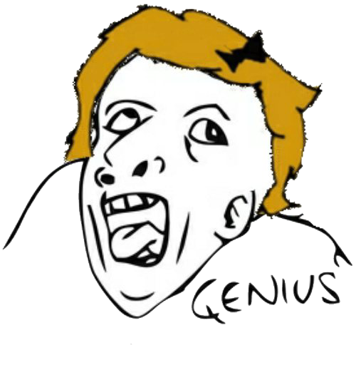 Meme Genius Transparent PNG Image