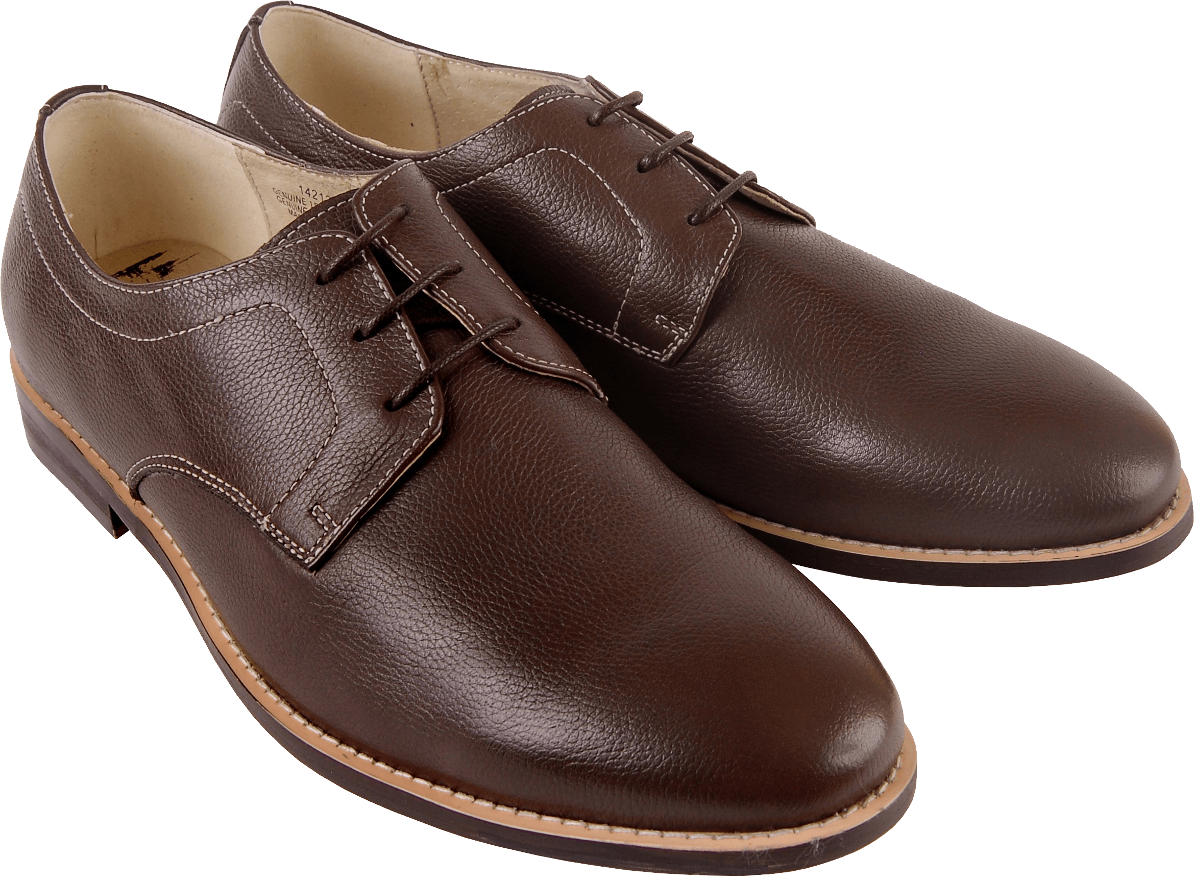 Brown Men Shoes Transparent PNG Image