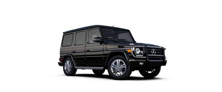 Black Mercedes G-Class Gelandewagen Car Transparent PNG Image