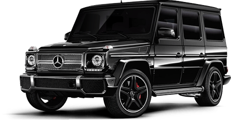 Black Mercedes G-Class Gelandewagen Car Transparent PNG Image