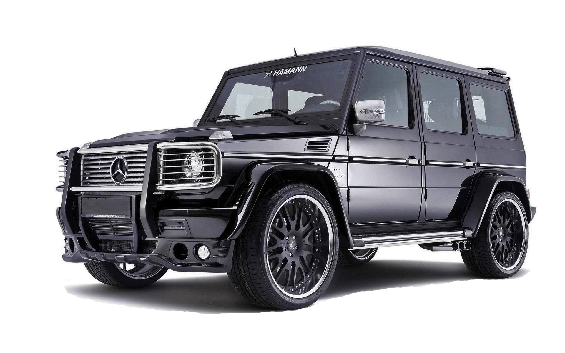 Black Mercedes G-Class Gelandewagen Car Transparent PNG Image