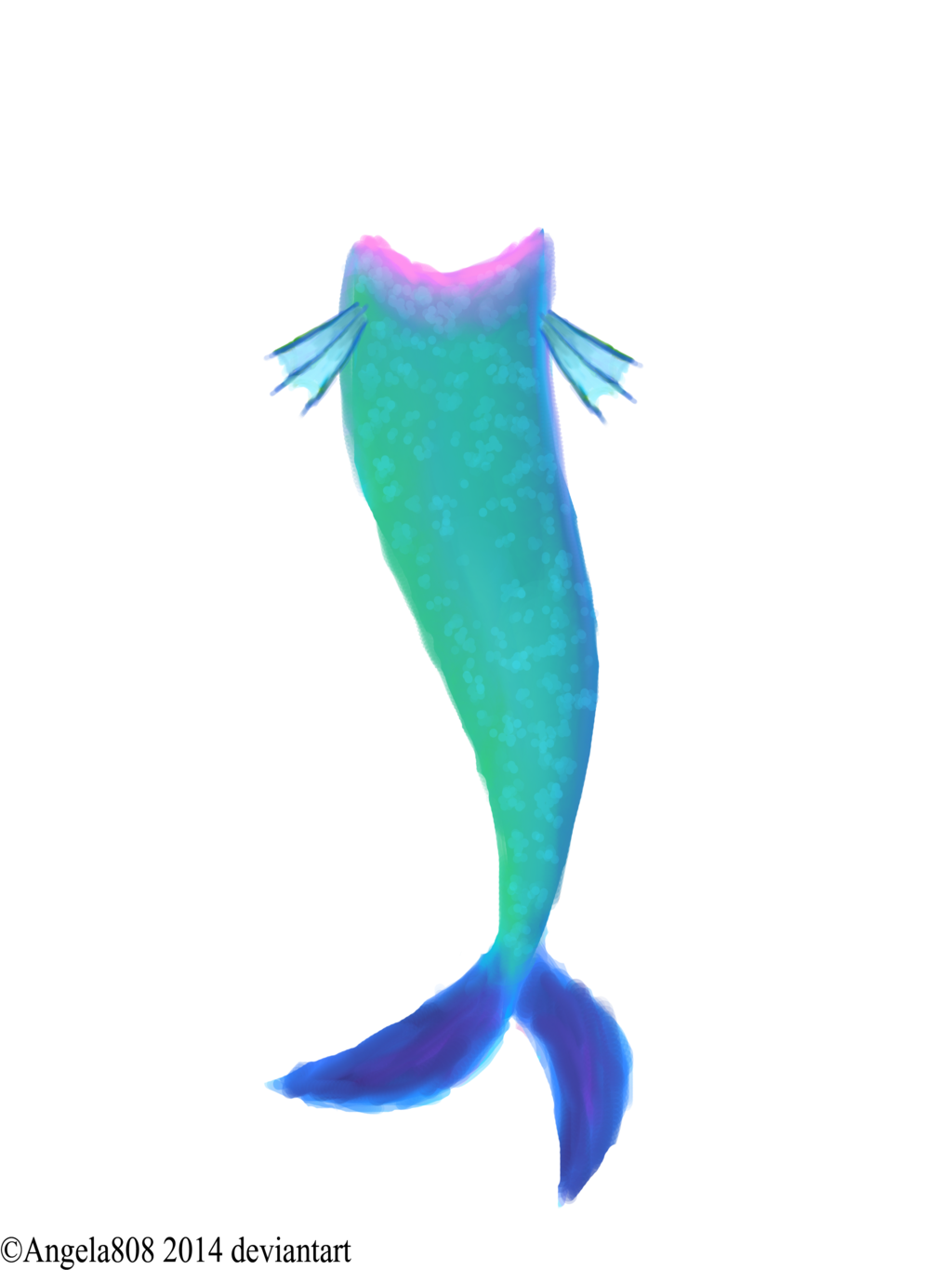 Mermaid Tail High-Quality Transparent PNG Image
