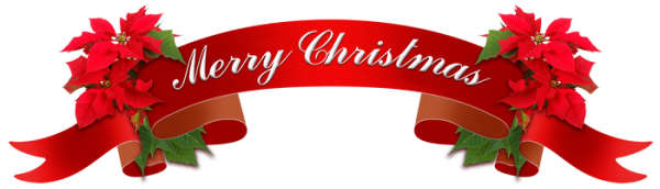 Merry Christmas Text Transparent PNG Image