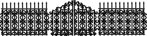 Entry Metal Gate Transparent PNG Image