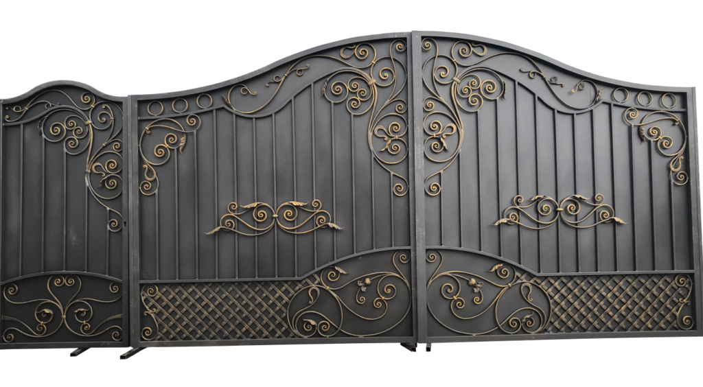 Entry Metal Gate Transparent PNG Image