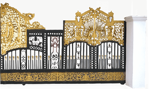 Entry Metal Gate Transparent PNG Image