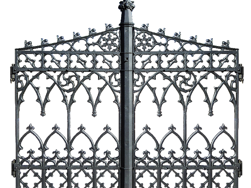 Entry Metal Gate Transparent PNG Image
