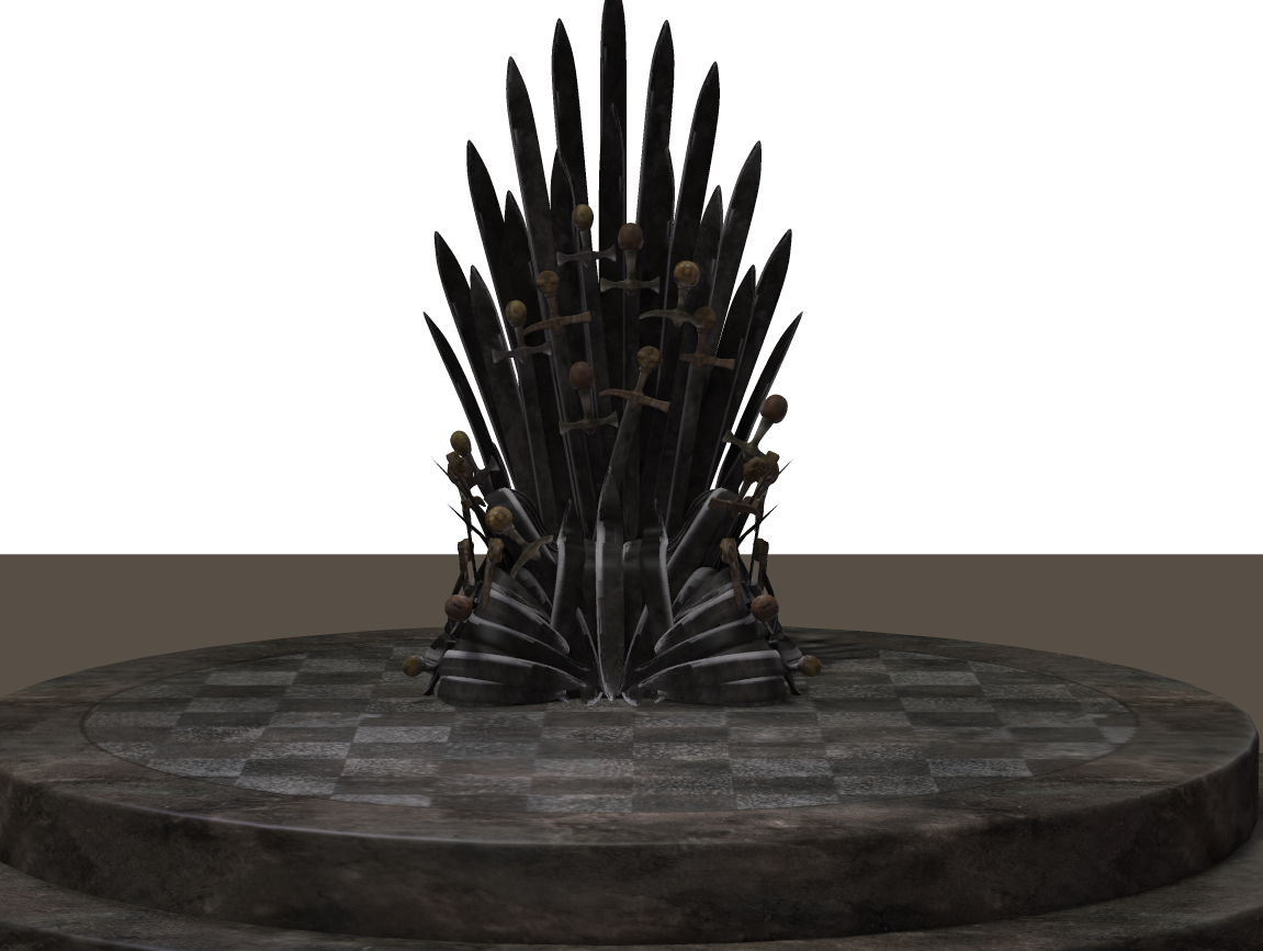 Throne Chair Iron Transparent PNG Image