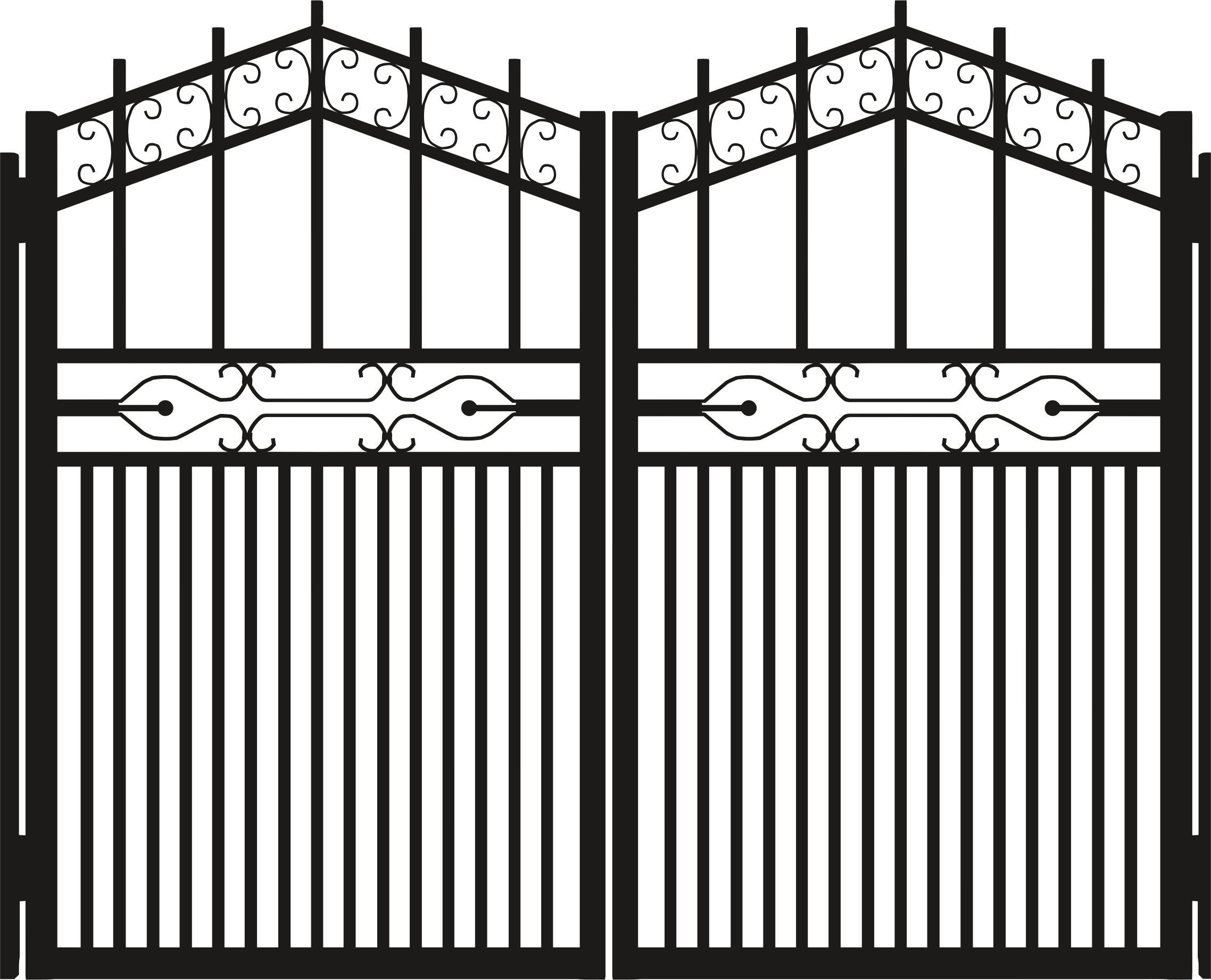 Gate Metal Fence Transparent PNG Image
