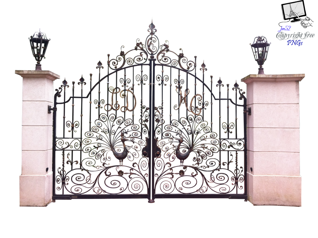 Gate Metal Transparent PNG Image