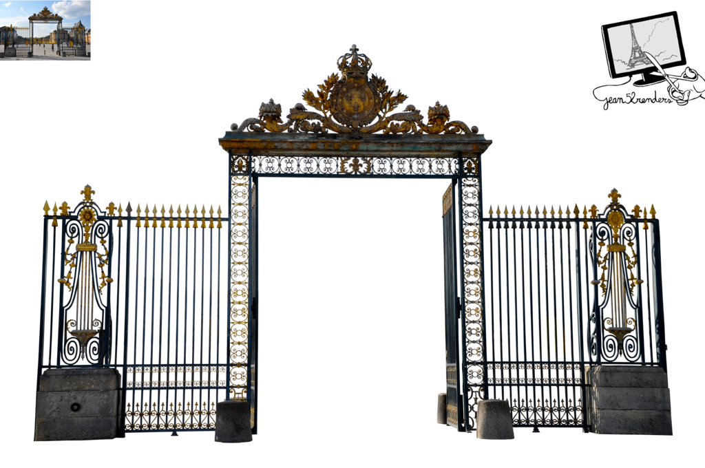 Gate Metal Transparent PNG Image