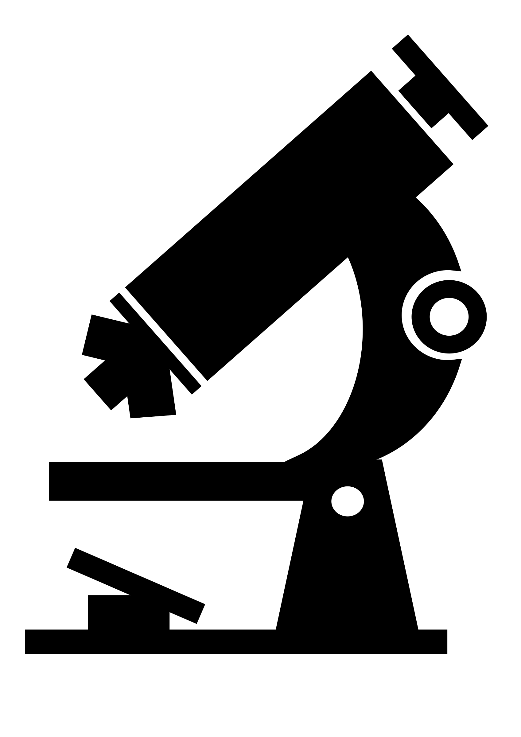 Microscope Silhouette Transparent PNG Image